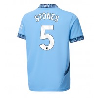 Camiseta Manchester City John Stones #5 Primera Equipación Replica 2024-25 mangas cortas